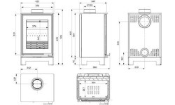 Ketaus krosnelė KAWMET HARITA S15v Basic ECO