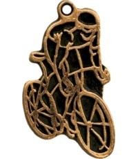 Medal MTL822 Bicycle - 65 mm - Gold