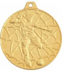 Medal E11 Football - 50 mm - Gold