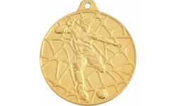 Medal E11 Football - 50 mm - Gold