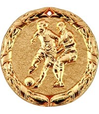 Medalis ZS5003 Futbolas - 50 mm - Auksinė