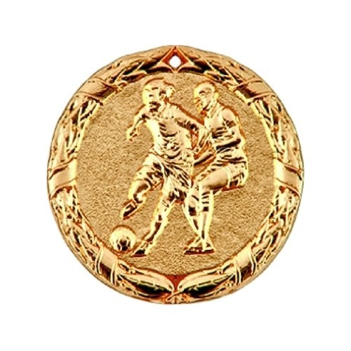 Medalis ZS5003 Futbolas - 50 mm - Auksinė