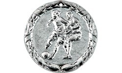 Medal ZS5003 Football - 50 mm - Silver