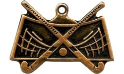Medalis MTL827 Žolės riedulys - 45 mm - Auksinė