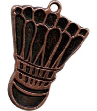 Medal MTL824 Badminton - 60 mm - Bronza