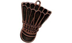 Medal MTL824 Badminton - 60 mm - Bronza