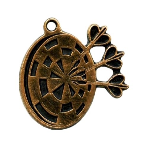 MTL823 Darts Medal - 55 mm - Gold