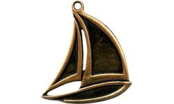 Medal MTL816 Sailing - 60 mm - Gold