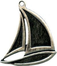 Medal MTL816 Sailing - 60 mm - Silver