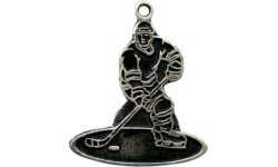 Medal MTL813 Ice Hockey - 65 mm - Silver