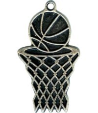 Medal MTL812 Basketball - 70 mm - Silver