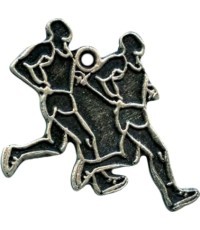 MTL808 Running Medal - 70 mm - Silver