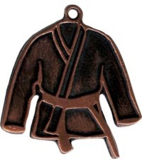 Медаль MTL804 Kimono - 60 mm - Бронза
