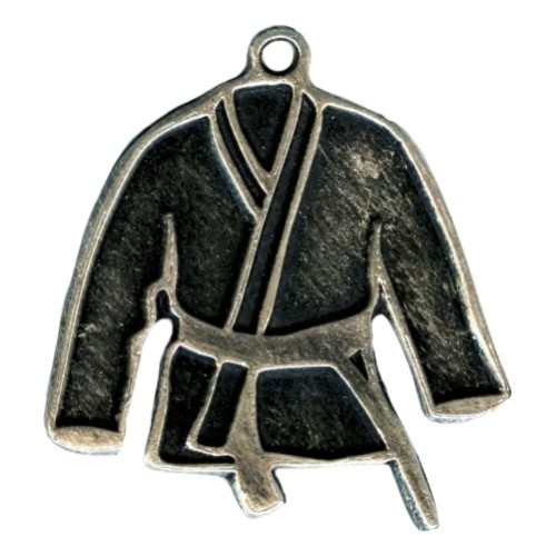 MTL804 Kimono Medal - 60 mm - Silver