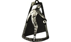 MTL778 Pétanque Medal - 90 mm - Silver