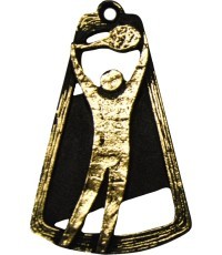 Medal MTL770 Tennis - 90 mm - Gold