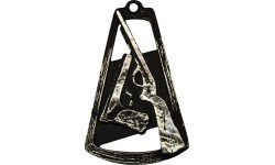 Medal MTL767 Shooting - 90 mm - Silver