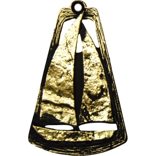 Sailing Medal MTL760 - 90 mm - Gold