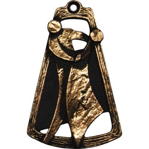 MTL759 Dance Medal - 90 mm - Bronza