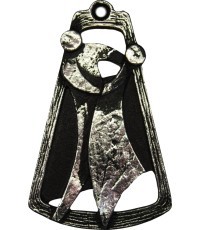 Medalis MTL759 Šokiai - 90 mm - Sidabrinė