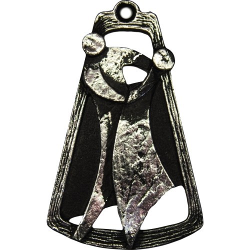MTL759 Dance Medal - 90 mm - Silver