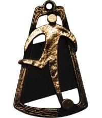 Medalis MTL754 Futbolas - 90 mm - Bronza