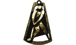 Medal MTL753 Field Hockey - 90 mm - Gold