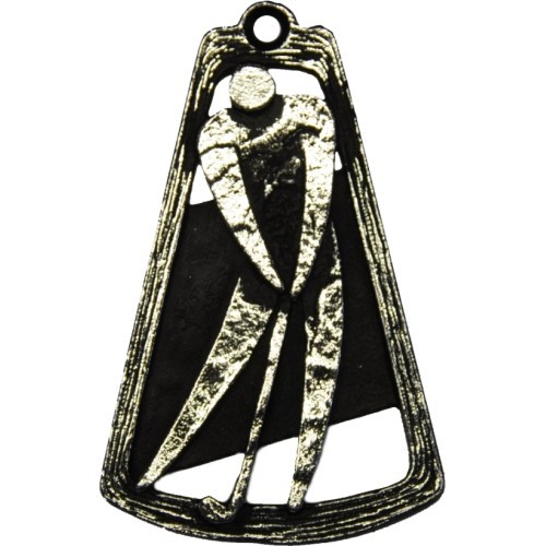 MTL751 Golf Medal, Metal - 90 mm - Silver