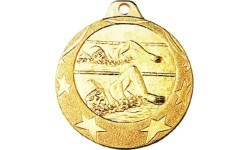 Medalis IL178 Plaukimas - 40 mm - Auksinė