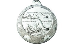 Medal IL178 Swimming - 40 mm - Silver