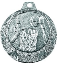 Medalis IL177 Krepšinis - 40 mm - Sidabrinė