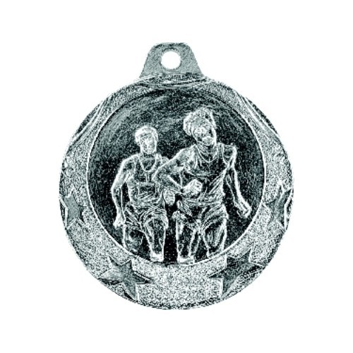Medalis IL104 Bėgimas - 40 mm - Sidabrinė