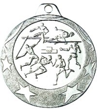 Medalis IL069 Atletika - 40 mm - Sidabrinė