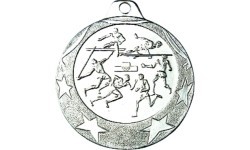 Medalis IL069 Atletika - 40 mm - Sidabrinė