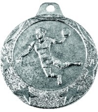 Medalis IL059 Rankinis - 40 mm - Sidabrinė