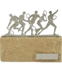 Statuette BEL602 Tennis - 17cm - Silver