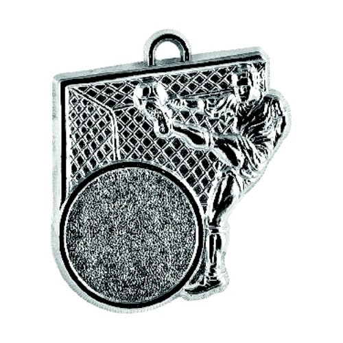 Medal Z249 Football - 55 mm - Silver