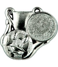 Medal Z246 Football - 50 mm - Silver