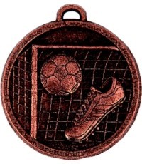 Football medal Z232 - 45 mm - Bronza