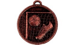 Football medal Z232 - 45 mm - Bronza