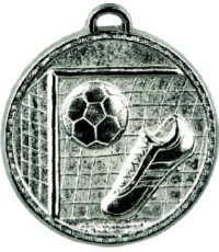 Medalis Z232 Futbolas - 45 mm - Sidabrinė