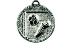 Medalis Z232 Futbolas - 45 mm - Sidabrinė
