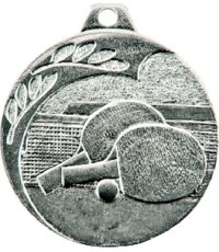 NP14 Table Tennis Medal - 40 mm - Silver