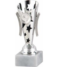 Taurė 9627 - 17cm - Sidabrinė