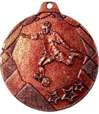 Medalis OT6 Futbolas - 50 mm - Bronza