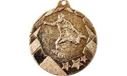 Medalis OT6 Futbolas - 50 mm - Auksinė
