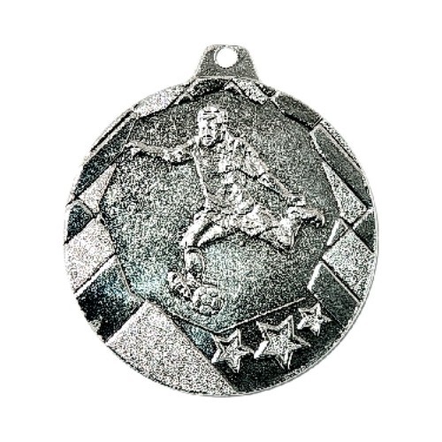 Medalis OT6 Futbolas - 50 mm - Sidabrinė