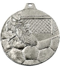 Medalis OT5 Futbolas - 50 mm - Sidabrinė