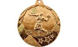 Medal OT2 Basketball - 50 mm - Gold