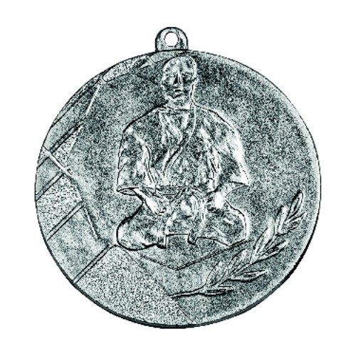 Medalis K13 Karatė - 50 mm - Sidabrinė